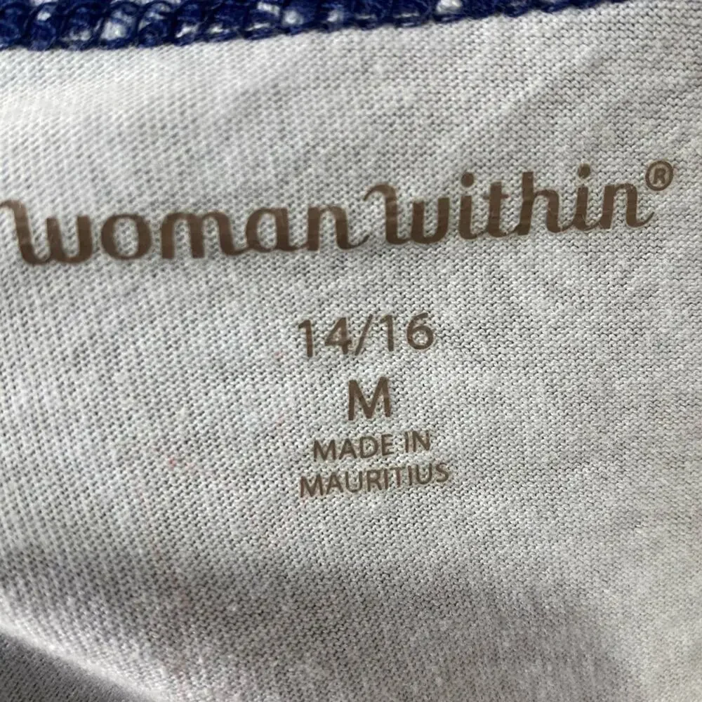 Woman Within Cotton Top size 14/16